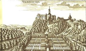 Grad Borl z okolico ok. leta 1681